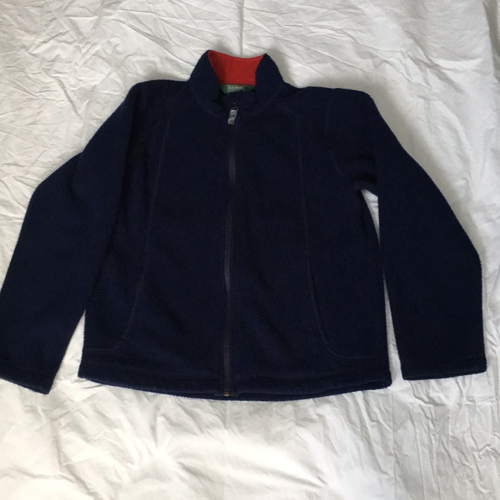 LlBean Fleece zip-up jacket